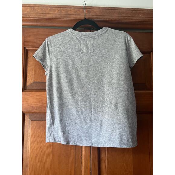 Abercrombie & Fitch Women's Crewneck Pullover T-Shirt Short Sleeves Gray Size M - Picture 3 of 7